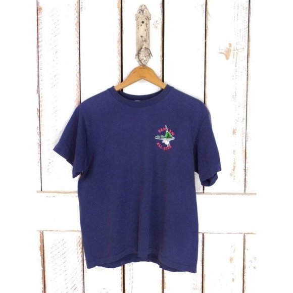 90s dark blue Dr Suess Green Eggs and Ham cotton tshirt - Picture 4 of 6